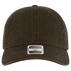 OTTO 18-772 6 Panel Low Profile Dad Cap - Dk. Ol. Green - Dk. Ol. Green / 6 1/2’’ - 7 5/8’’