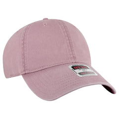 OTTO 18-772 6 Panel Low Profile Dad Cap - Dusty Rose - Dusty Rose / 6 1/2’’ - 7 5/8’’