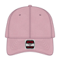 OTTO 18-772 6 Panel Low Profile Dad Cap - Dusty Rose - Dusty Rose / 6 1/2’’ - 7 5/8’’