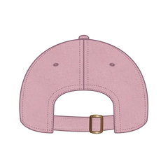 OTTO 18-772 6 Panel Low Profile Dad Cap - Dusty Rose - Dusty Rose / 6 1/2’’ - 7 5/8’’