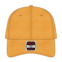 OTTO 18-772 6 Panel Low Profile Dad Cap - Gold - Gold / 6 1/2’’ - 7 5/8’’