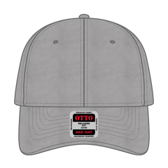 OTTO 18-772 6 Panel Low Profile Dad Cap - Gray - Gray / 6 1/2’’ - 7 5/8’’