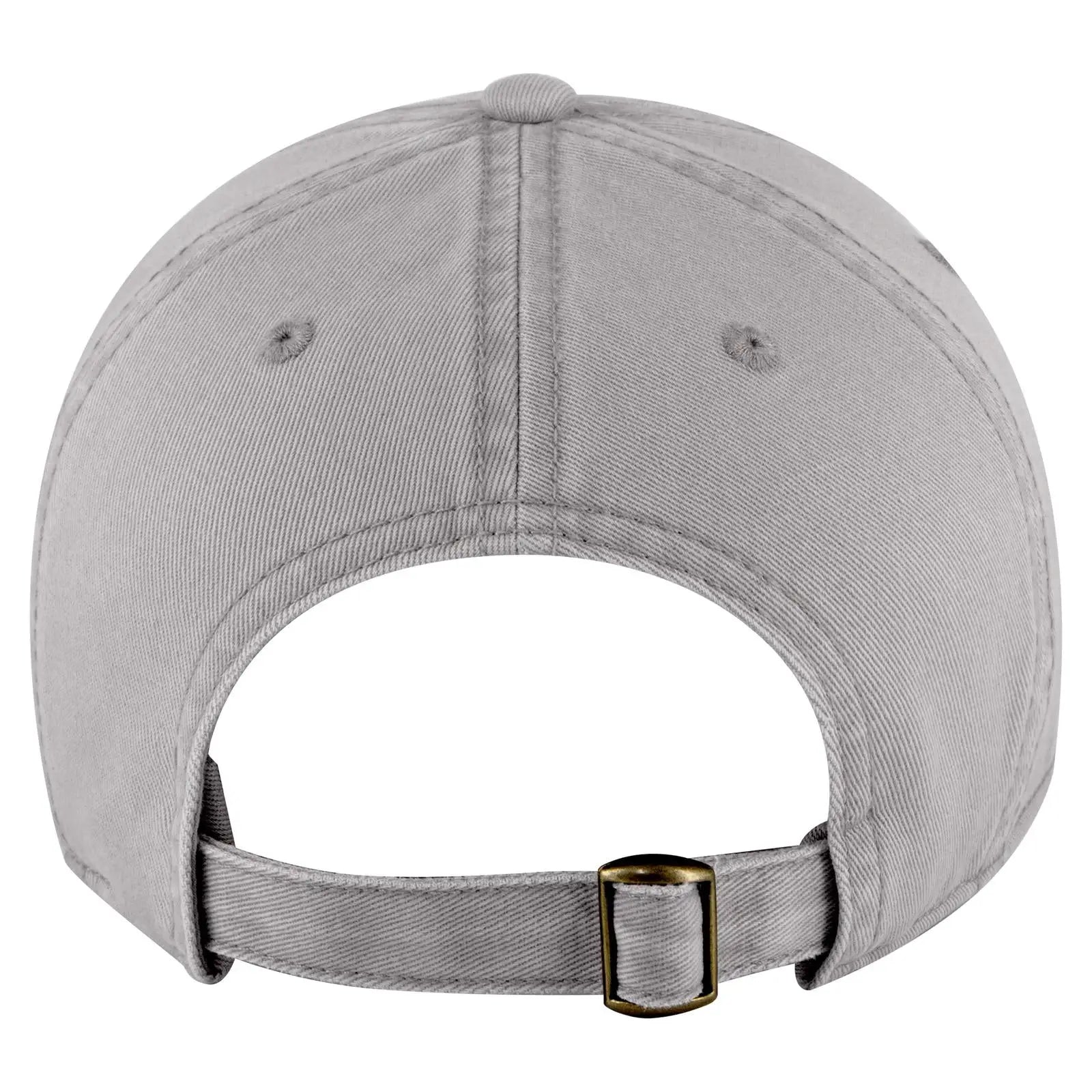 OTTO 18-772 6 Panel Low Profile Dad Cap - Gray - Gray / 6 1/2’’ - 7 5/8’’