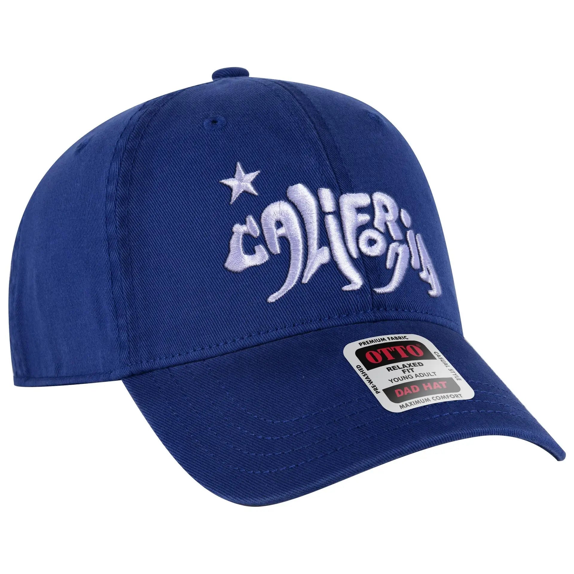 OTTO 18-772 6 Panel Low Profile Dad Cap - Kelly - Kelly / 6 1/2’’ - 7 5/8’’