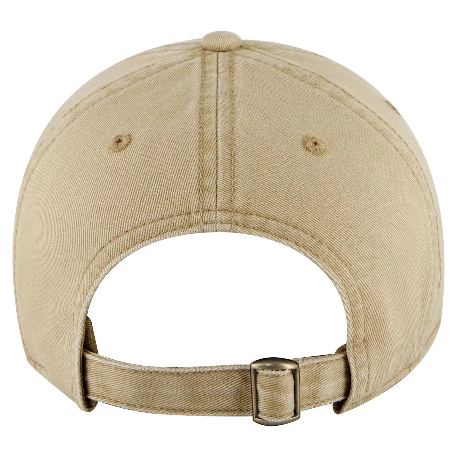 OTTO 18-772 6 Panel Low Profile Dad Cap - Khaki