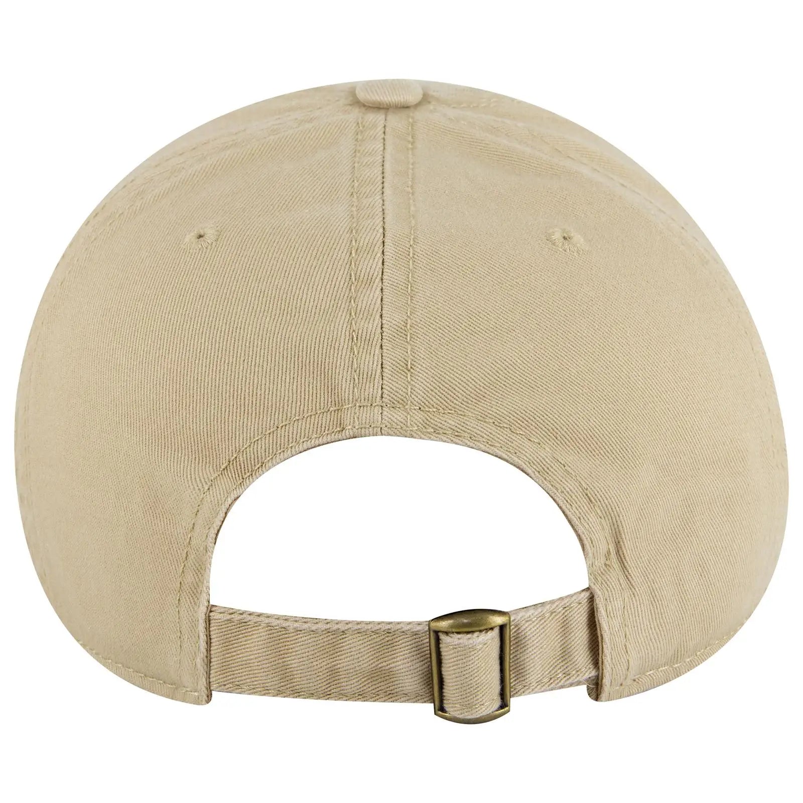 OTTO 18-772 6 Panel Low Profile Dad Cap - Khaki