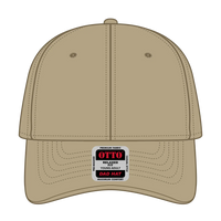 OTTO 18-772 6 Panel Low Profile Dad Cap - Khaki - Khaki / 6 1/2’’ - 7 5/8’’