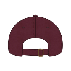 OTTO 18-772 6 Panel Low Profile Dad Cap - Maroon - Maroon / 6 1/2’’ - 7 5/8’’