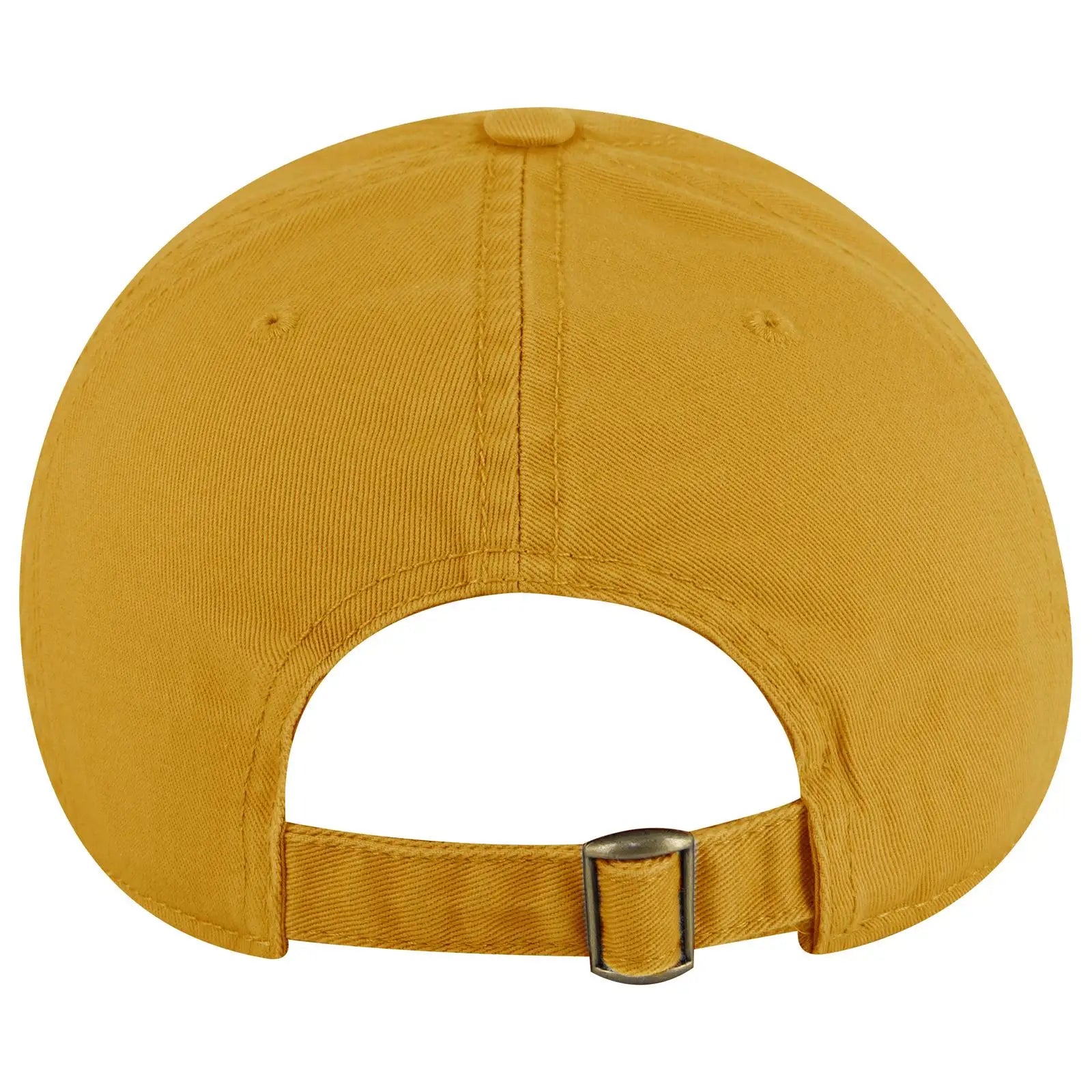 OTTO 18-772 6 Panel Low Profile Dad Cap - Mustard - Mustard / 6 1/2’’ - 7 5/8’’