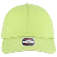 OTTO 18-772 6 Panel Low Profile Dad Cap - N. Green - N. Green / 6 1/2’’ - 7 5/8’’