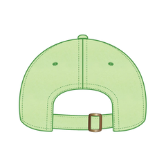 OTTO 18-772 6 Panel Low Profile Dad Cap - N. Green - N. Green / 6 1/2’’ - 7 5/8’’