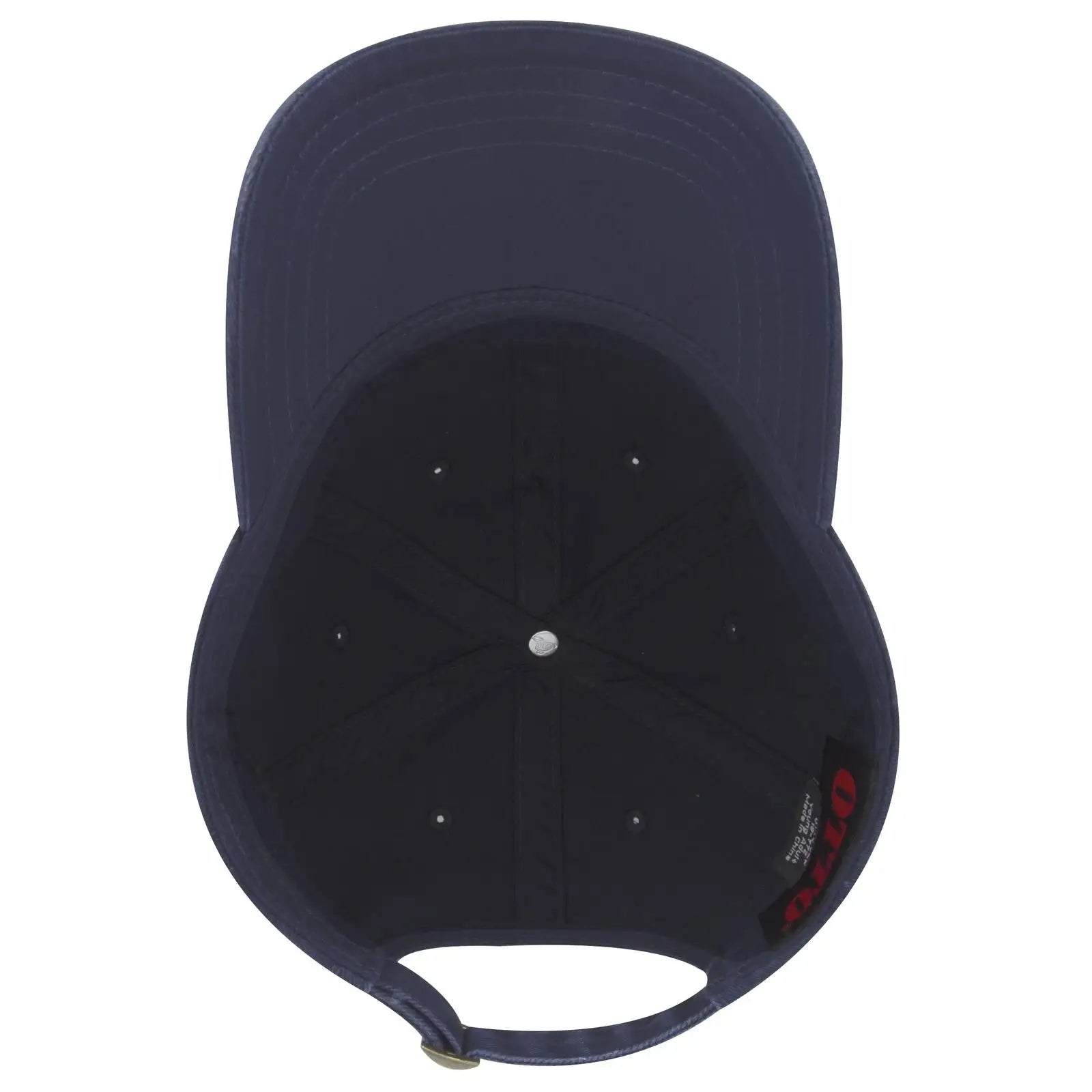 OTTO 18-772 6 Panel Low Profile Dad Cap - Navy