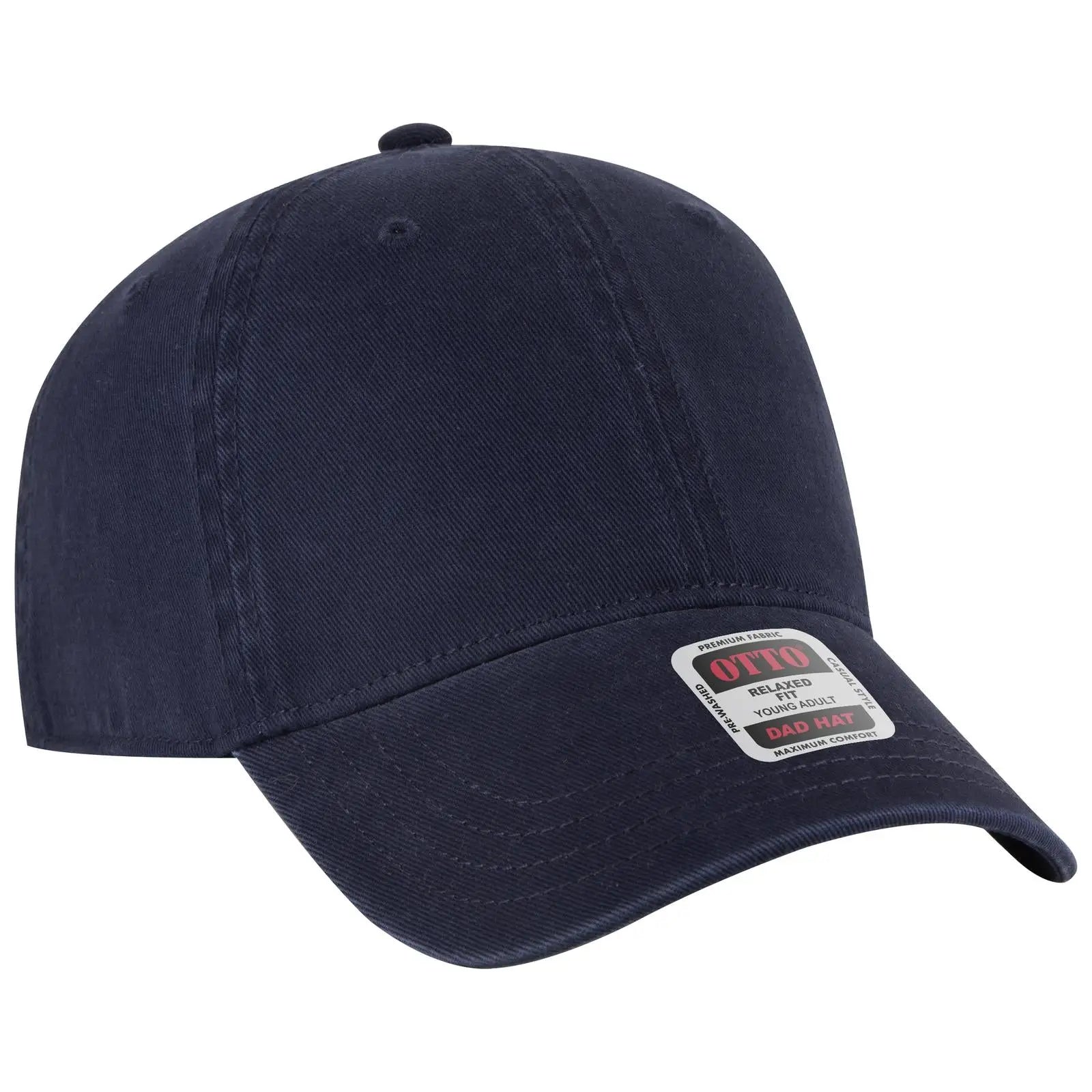OTTO 18-772 6 Panel Low Profile Dad Cap - Navy
