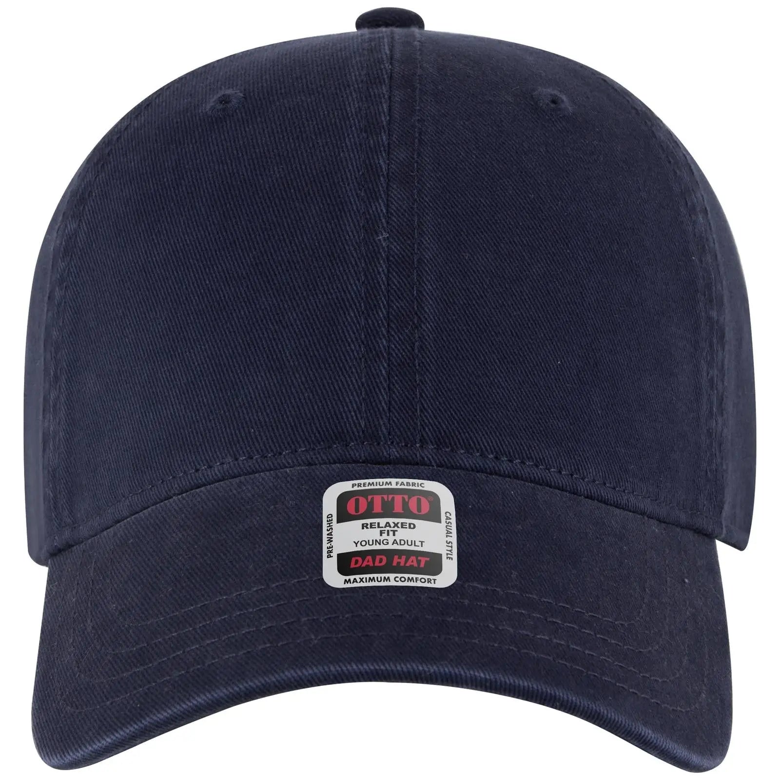 OTTO 18-772 6 Panel Low Profile Dad Cap - Navy