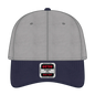 OTTO 18-772 6 Panel Low Profile Dad Cap - Nvy/Gray - Nvy/Gry / 6 1/2’’ - 7 5/8’’