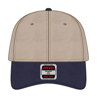 OTTO 18-772 6 Panel Low Profile Dad Cap - Nvy/Kha - Nvy/Kha / 6 1/2’’ - 7 5/8’’