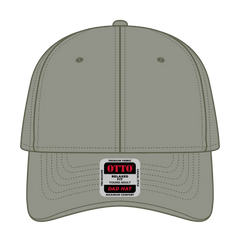 OTTO 18-772 6 Panel Low Profile Dad Cap - Ol. Green - Ol. Green / 6 1/2’’ - 7 5/8’’