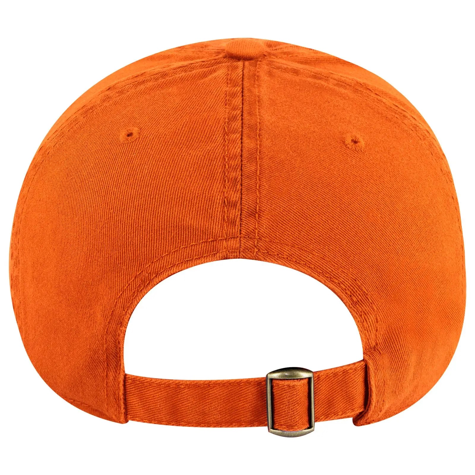 OTTO 18-772 6 Panel Low Profile Dad Cap - Orange - Orange / 6 1/2’’ - 7 5/8’’