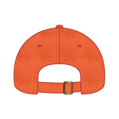 OTTO 18-772 6 Panel Low Profile Dad Cap - Orange - Orange / 6 1/2’’ - 7 5/8’’