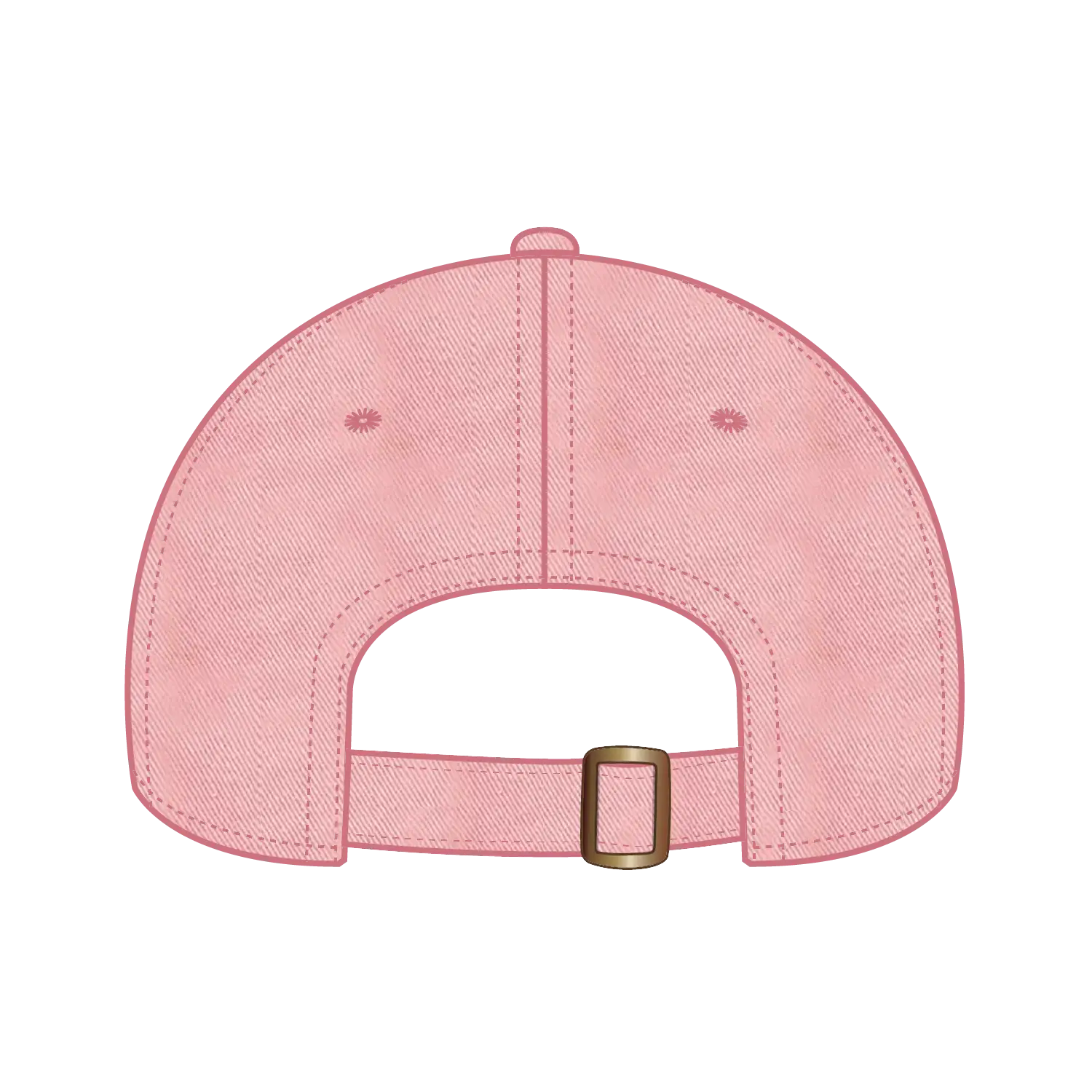 OTTO 18-772 6 Panel Low Profile Dad Cap - Pink - Pink / 6 1/2’’ - 7 5/8’’