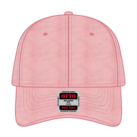 OTTO 18-772 6 Panel Low Profile Dad Cap - Pink - Pink / 6 1/2’’ - 7 5/8’’