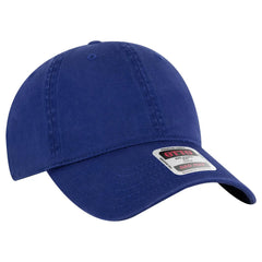 OTTO 18-772 6 Panel Low Profile Dad Cap - Royal