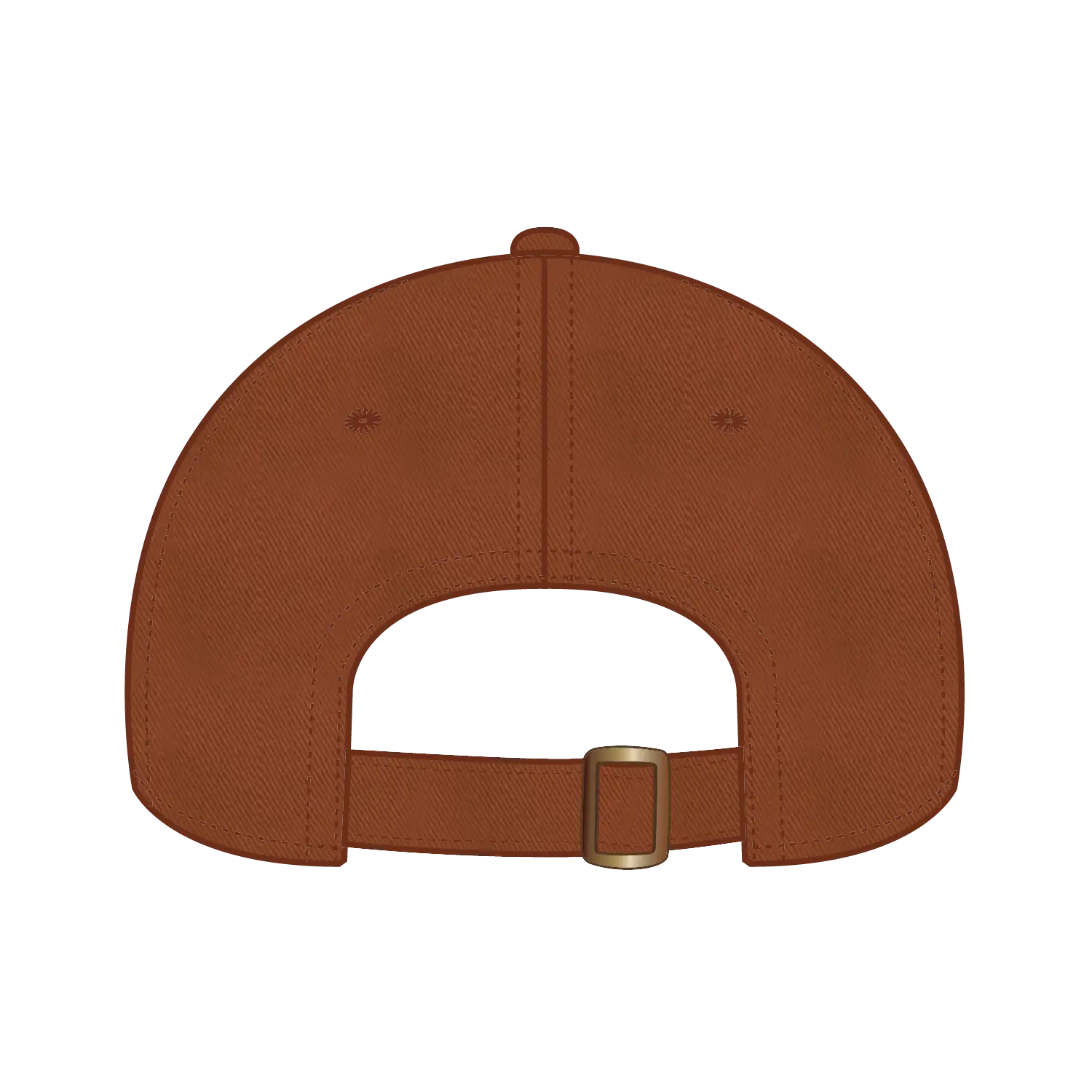 OTTO 18-772 6 Panel Low Profile Dad Cap - Tx. Orange - Tx. Orange / 6 1/2’’ - 7 5/8’’