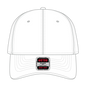 OTTO 18-772 6 Panel Low Profile Dad Cap - White - White / 6 1/2’’ - 7 5/8’’