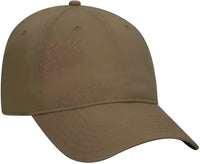 OTTO 18-772 Superior Garment Washed Cotton Twill Low Profile Pro Style Cap - Coyote Brown - Brown / One Size Fits Most