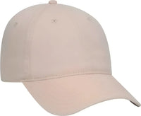 OTTO 18-772 Superior Garment Washed Cotton Twill Low Profile Pro Style Cap - Khaki - Khaki / One Size Fits Most