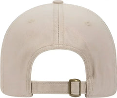 OTTO 18-772 Superior Garment Washed Cotton Twill Low Profile Pro Style Cap - Khaki - Khaki / One Size Fits Most