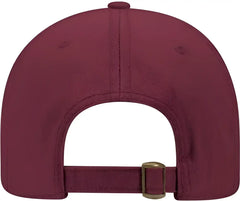OTTO 18-772 Superior Garment Washed Cotton Twill Low Profile Pro Style Cap - Maroon - Maroon / One Size Fits Most