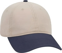 OTTO 18-772 Superior Garment Washed Cotton Twill Low Profile Pro Style Cap - Navy Khaki - Navy Khaki / One Size Fits