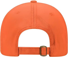 OTTO 18-772 Superior Garment Washed Cotton Twill Low Profile Pro Style Cap - Orange - Orange / One Size Fits Most