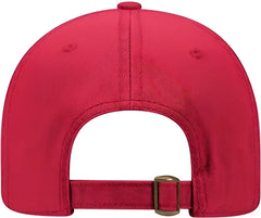 OTTO 18-772 Superior Garment Washed Cotton Twill Low Profile Pro Style Cap - Red - Red / One Size Fits Most