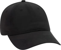 OTTO 18-864 6 Panel Low Profile Baseball Cap - Black - Black / One Size Fits Most