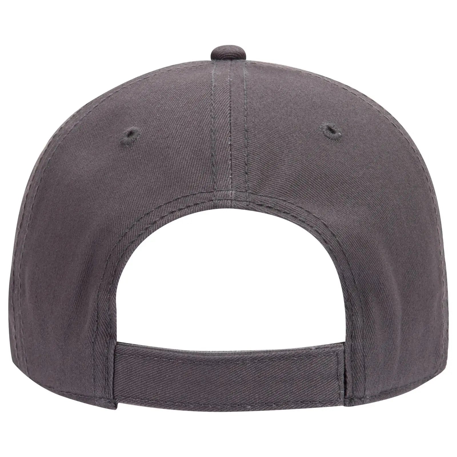 OTTO 18-864 6 Panel Low Profile Baseball Cap - Char. Gray - Char. Gray / 6 1/2’’ - 7 5/8’’