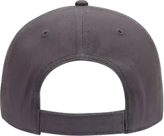 OTTO 18-864 6 Panel Low Profile Baseball Cap - Charcoal Gray - Khaki Gray / One Size Fits Most
