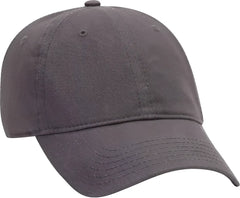 OTTO 18-864 6 Panel Low Profile Baseball Cap - Charcoal Gray - Khaki Gray / One Size Fits Most