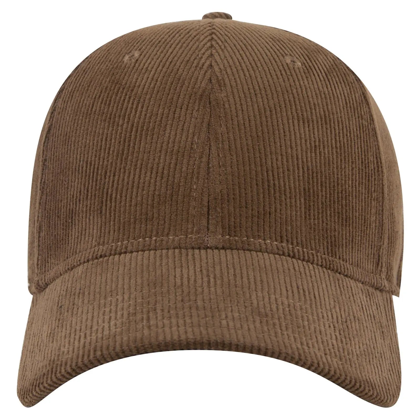 OTTO 19-004 6 Panel Low Profile Baseball Cap - Brown - Brown / 6 1/2’’ - 7 5/8’’