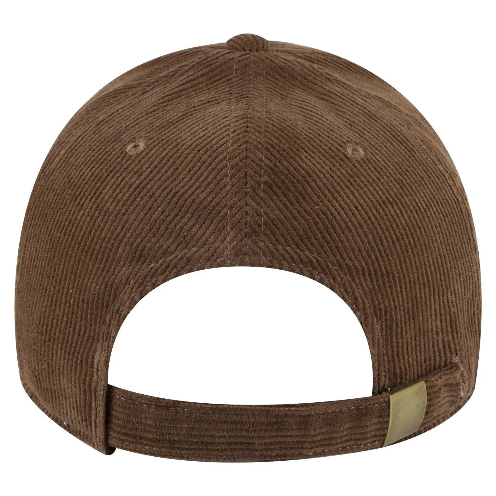 OTTO 19-004 6 Panel Low Profile Baseball Cap - Brown - Brown / 6 1/2’’ - 7 5/8’’