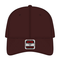 OTTO 19-004 6 Panel Low Profile Baseball Cap - Brown - Brown / 6 1/2’’ - 7 5/8’’