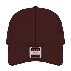 OTTO 19-004 6 Panel Low Profile Baseball Cap - Brown - Brown / 6 1/2’’ - 7 5/8’’