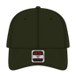 OTTO 19-004 6 Panel Low Profile Baseball Cap - Dk Ol Grn - Dk Ol Grn / 6 1/2’’ - 7 5/8’’