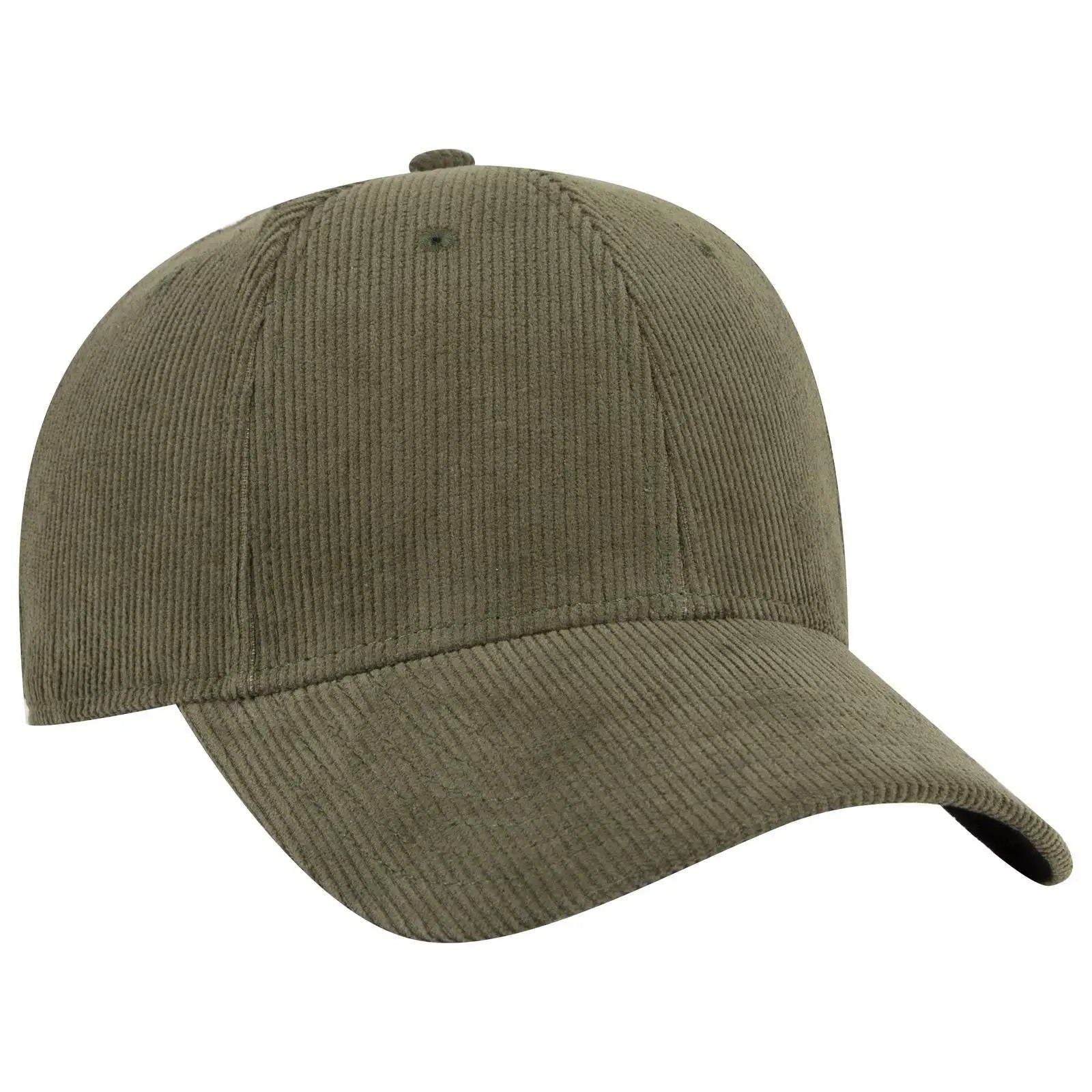 OTTO 19-004 6 Panel Low Profile Baseball Cap - Dk Ol Grn - Dk Ol Grn / 6 1/2’’ - 7 5/8’’