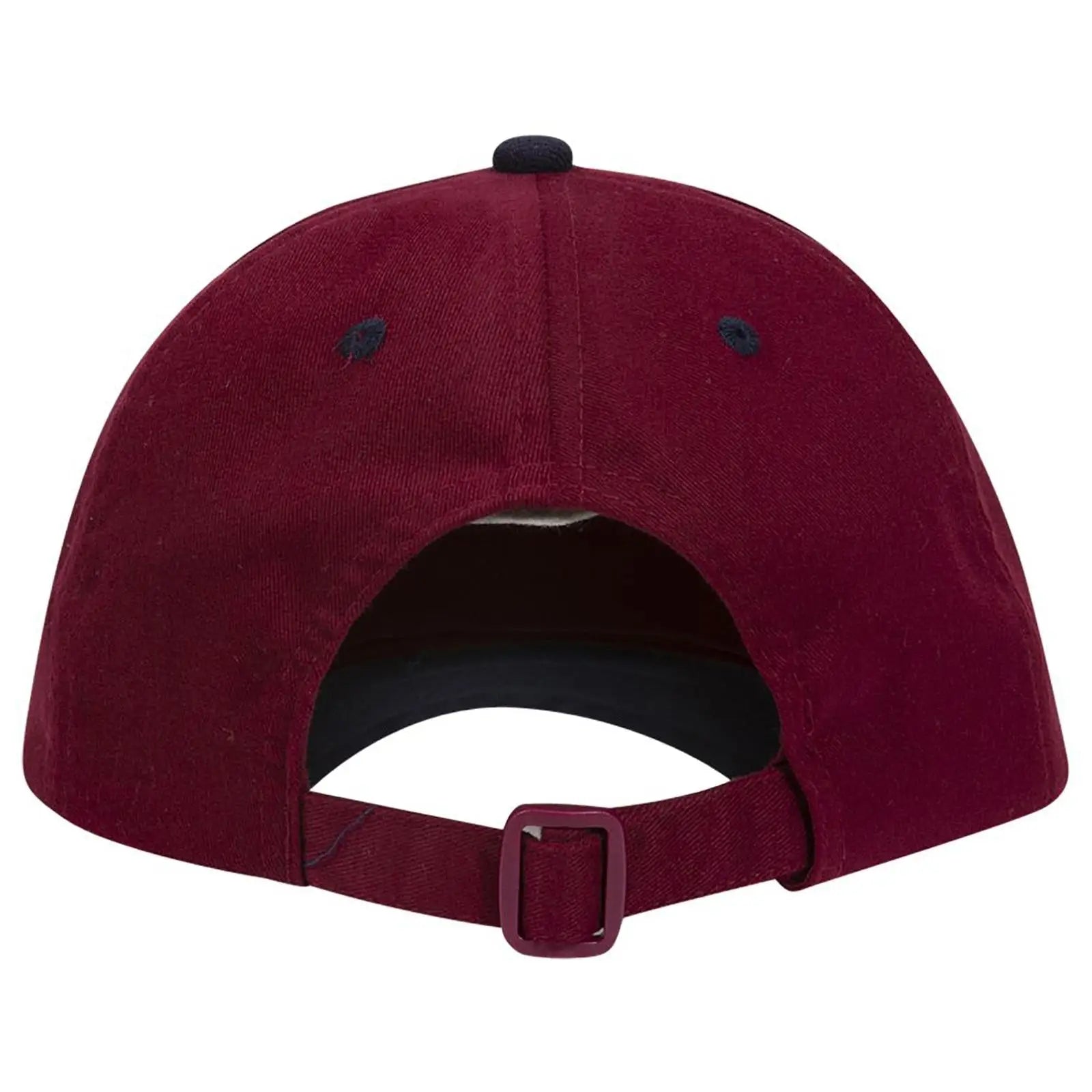 OTTO 19-013 6 Panel Low Profile Baseball Cap - Nvy/Burg.Marn - Nvy/Burg.Marn / 6 1/2’’ - 7 5/8’’