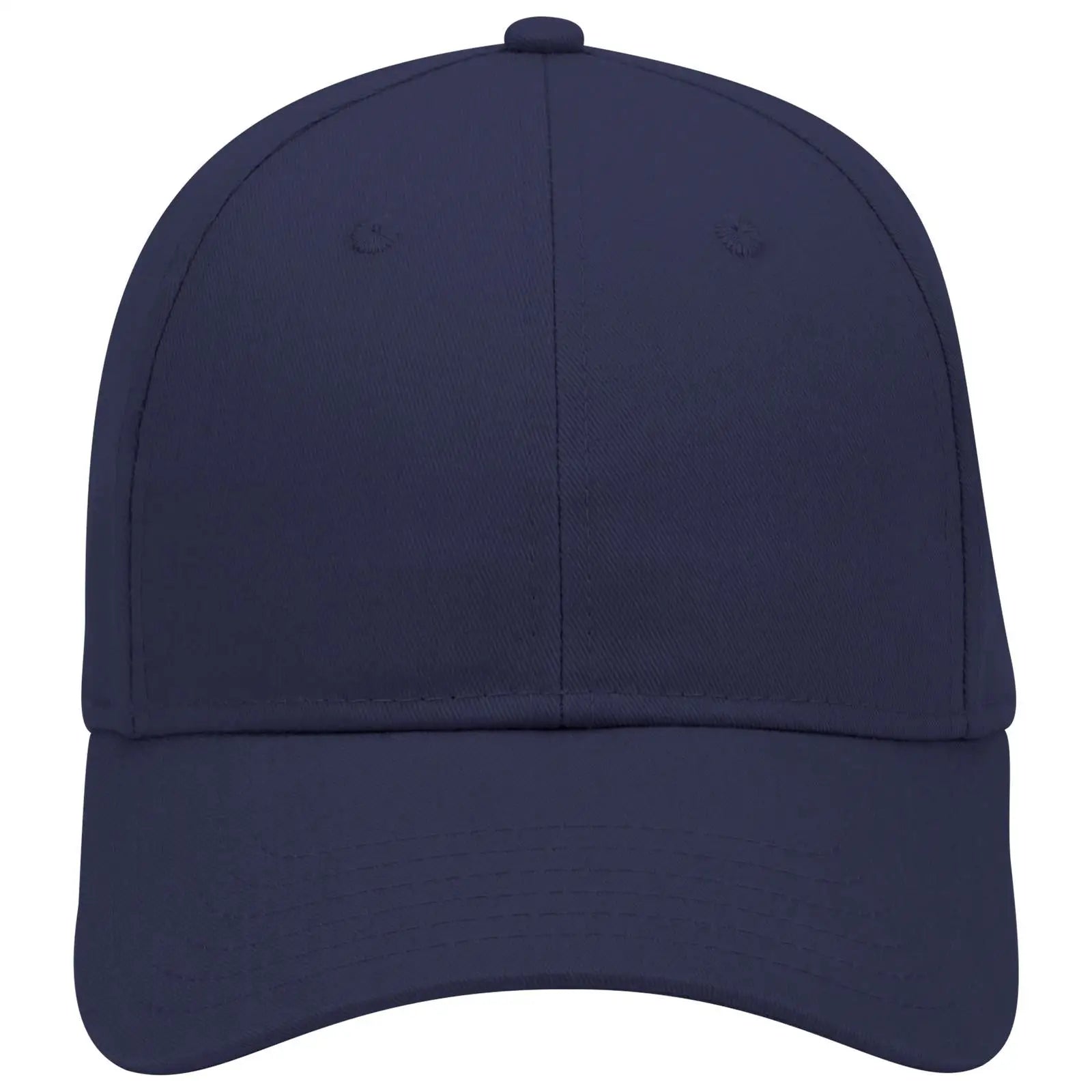 OTTO 19-028 6 Panel Low Profile Baseball Cap - Navy - Navy / 6 1/2’’ - 7 5/8’’