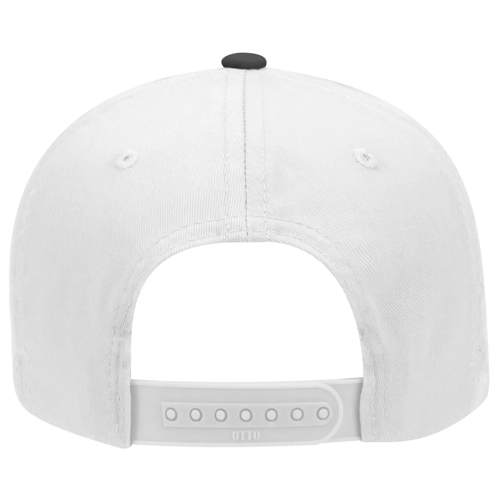 OTTO 19-061 6 Panel Low Profile Baseball Cap - Blk/Wht - Blk/Wht / 6 1/2’’ - 7 5/8’’