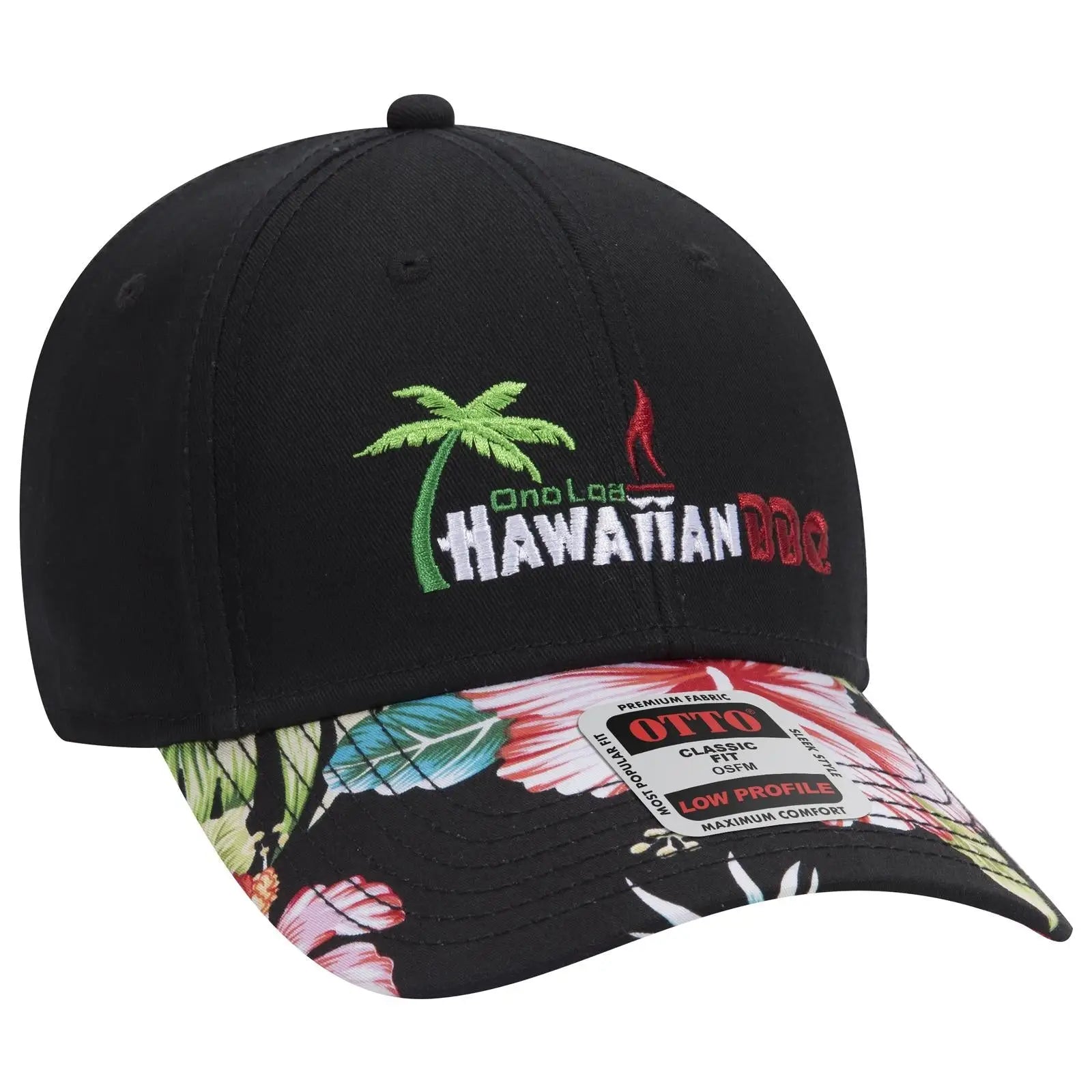 OTTO 19-061 6 Panel Low Profile Baseball Cap - Dk. Green - Dk. Green / 6 1/2’’ - 7 5/8’’