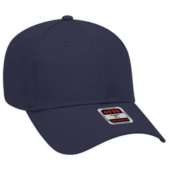 OTTO 19-061 6 Panel Low Profile Baseball Cap - Navy - Navy / 6 1/2’’ - 7 5/8’’